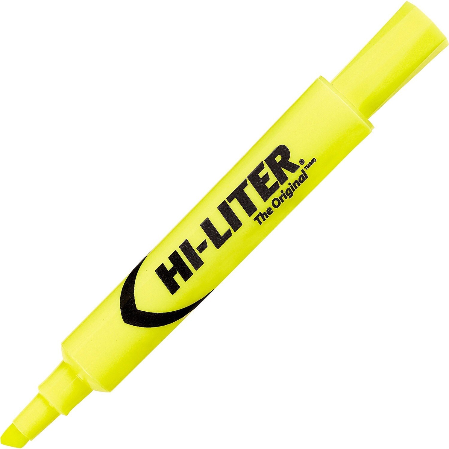 Hi-Liter, Dry Safe, Chisel Fluorescent Yellow, Single