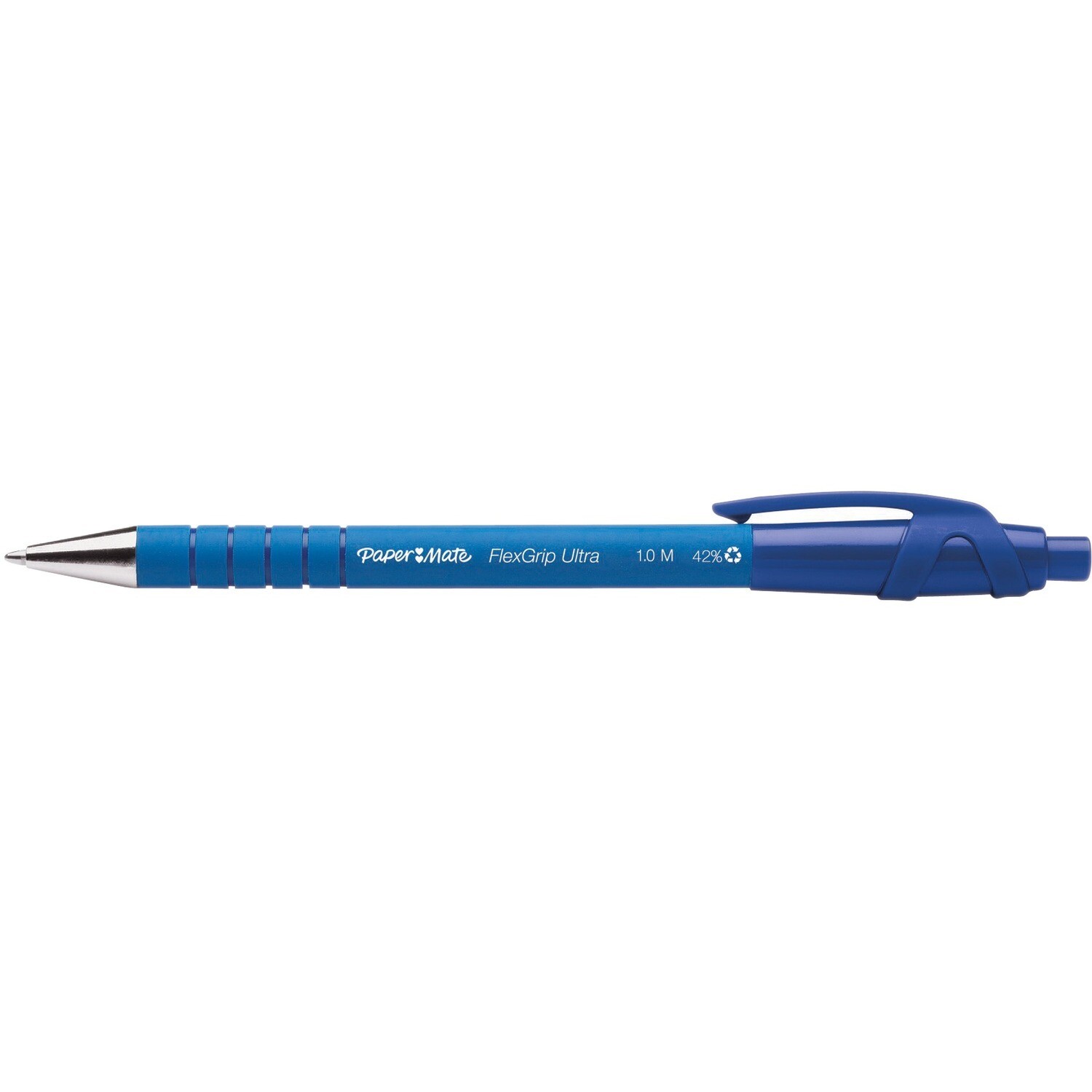 Pen, Retractable, Flexgrip Ultra Blue, Single, Medium Point, Refillable