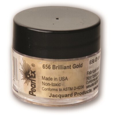Pigment Powdered, Pearl Ex Brilliant Gold, 3G