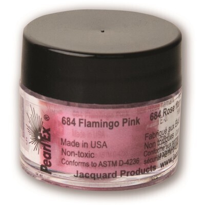 Pigment Powdered, Pearl Ex Flamingo Pink, 3G