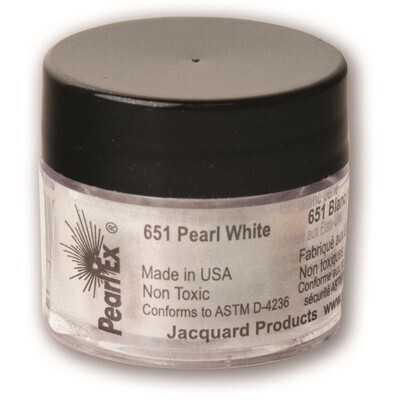 Pigment Powdered, Pearl Ex Pearl White, 3G