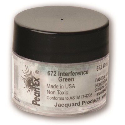 Pigment Powdered, Pearl Ex Interference Green, 3G