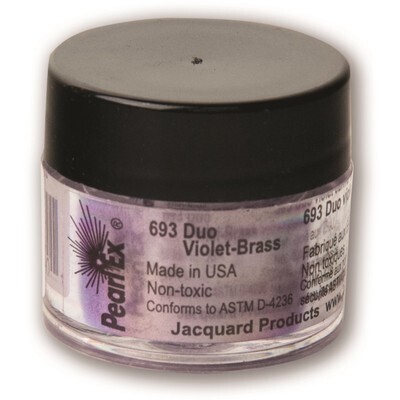 Pigment Powdered, Pearl Ex Duo Violet-Brass, 3G