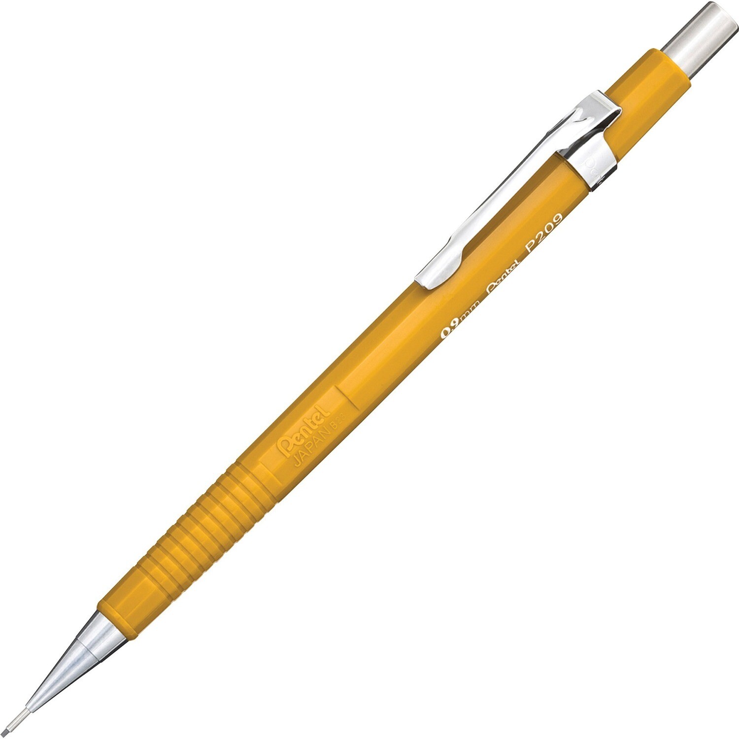 Pencil, Mechanical, Pentel 0.9mm, HB 2, Yellow, Single