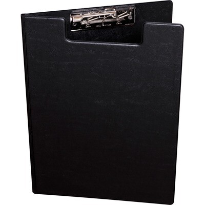 Clipboard, Letter Portfolio Black, Pad Holder Deluxe