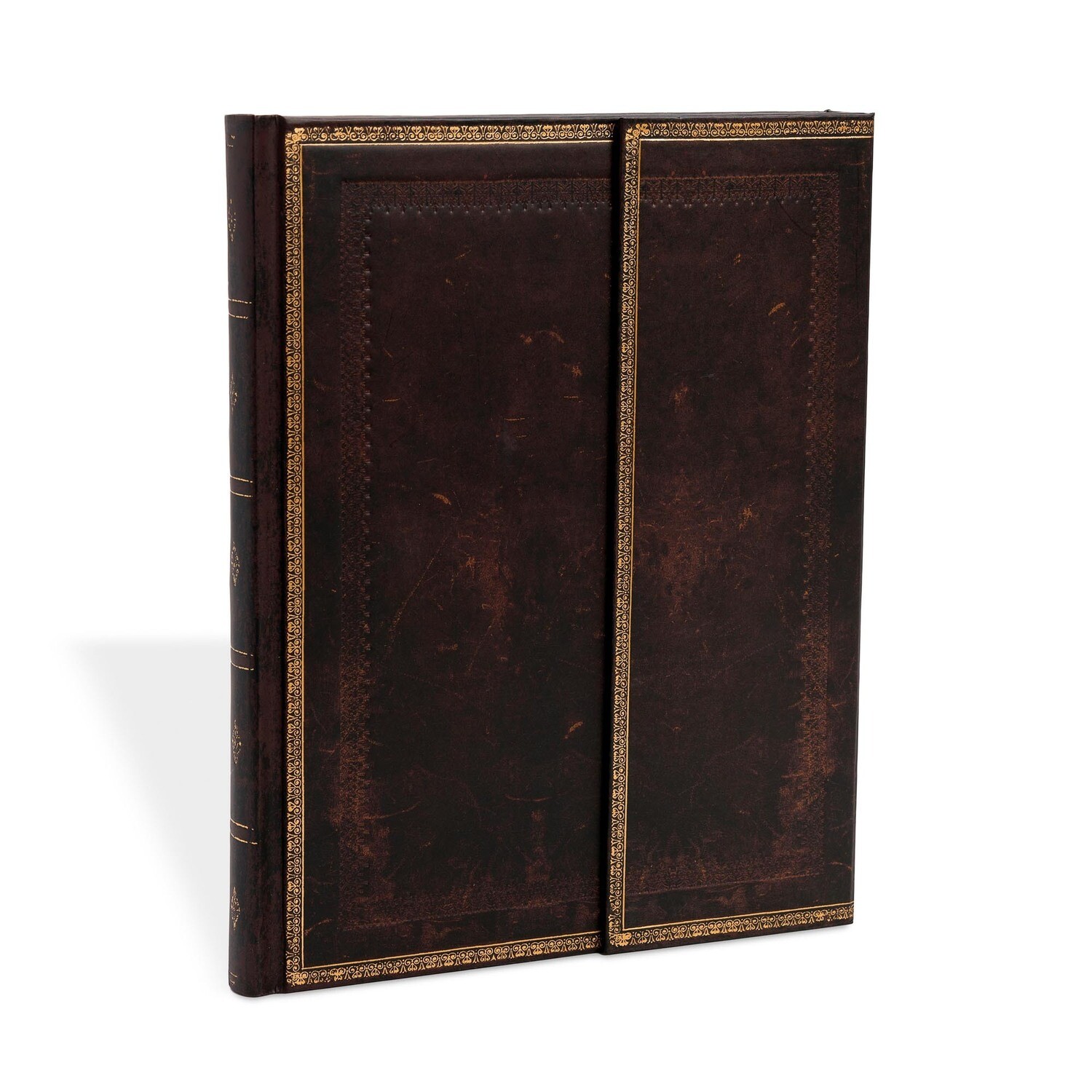 Journal, Lined, Ultra Hardcover Black Moroccan