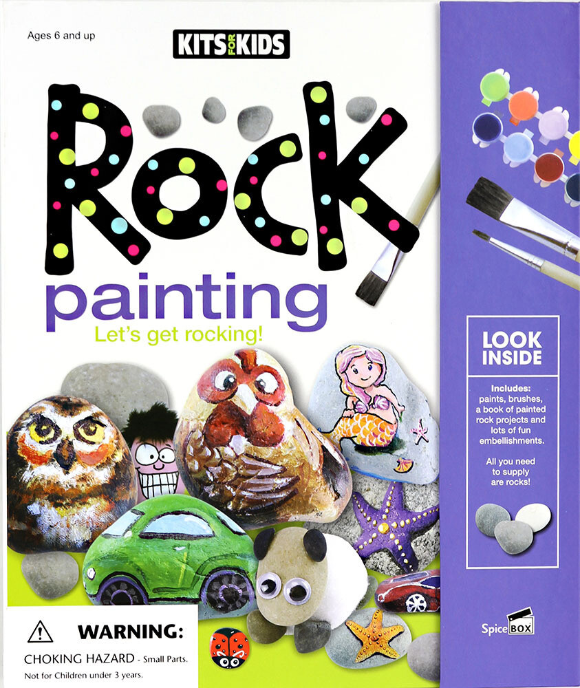 Book Kit: Kits For Kids Rock Painting