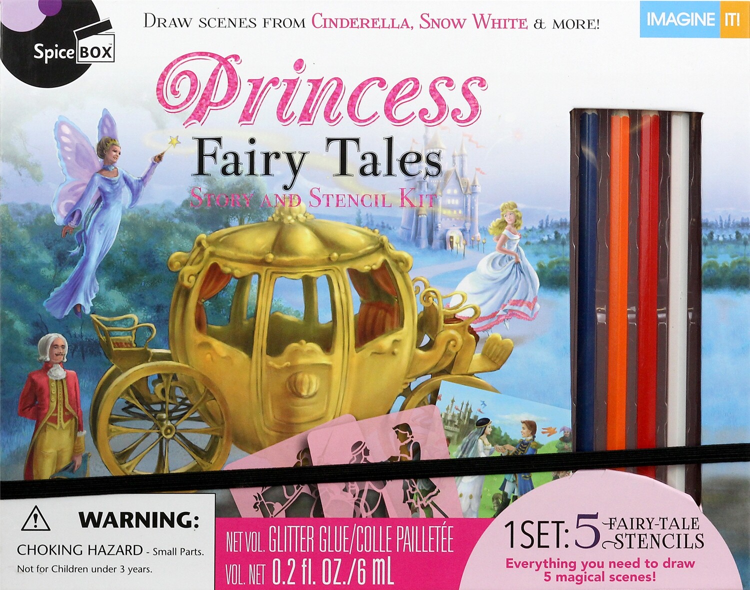 Book Kit: Imagine It! Princess Stencil Stories