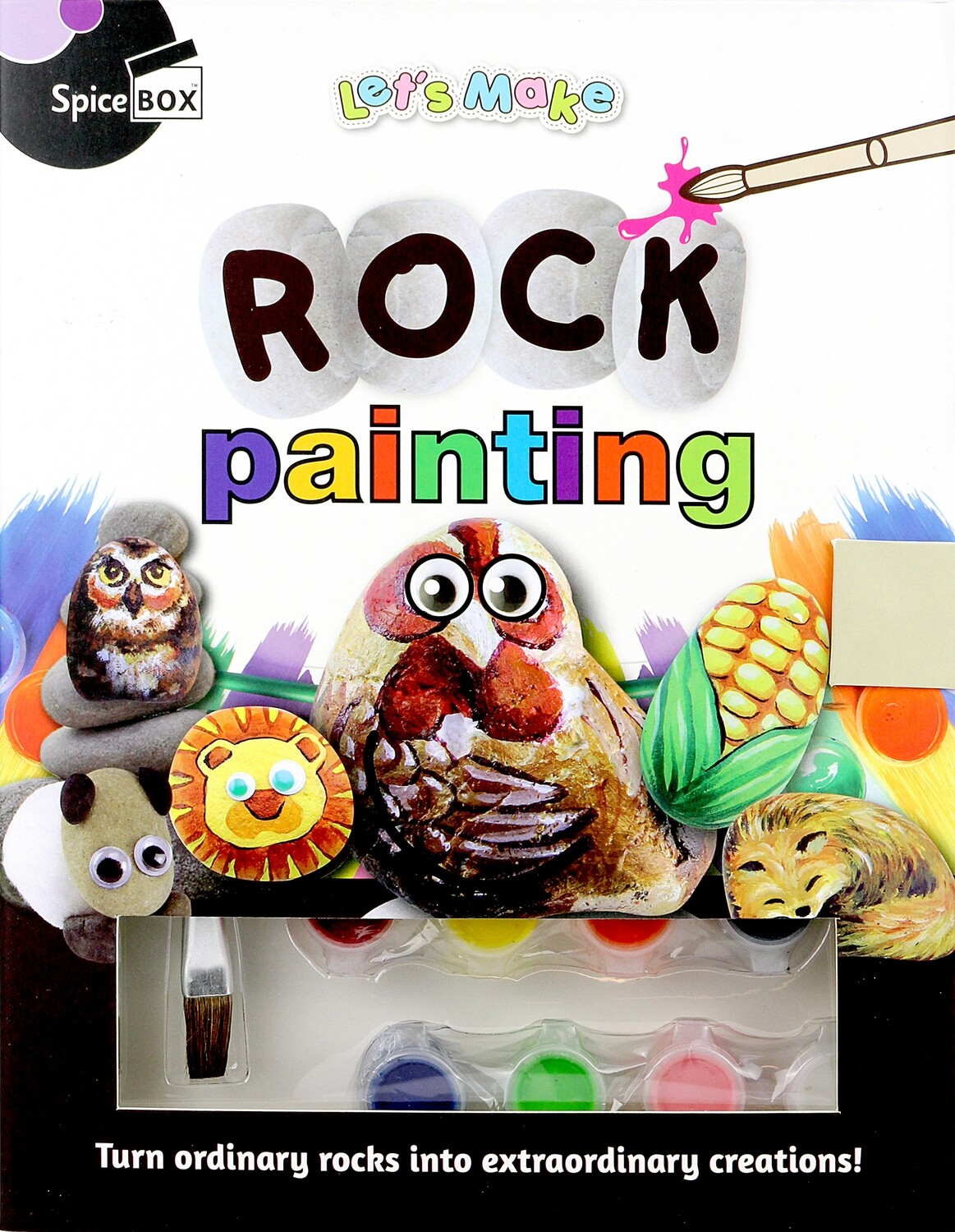Book Kit: Let'S Make Rock Painting