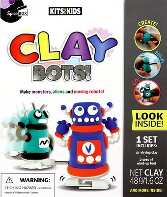 Book Kit: Kits For Kids Clay Bots