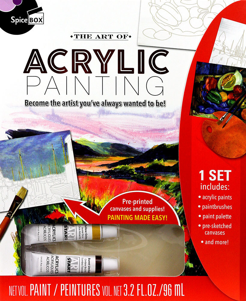 Book Kit: Art Of Acrylic Painting