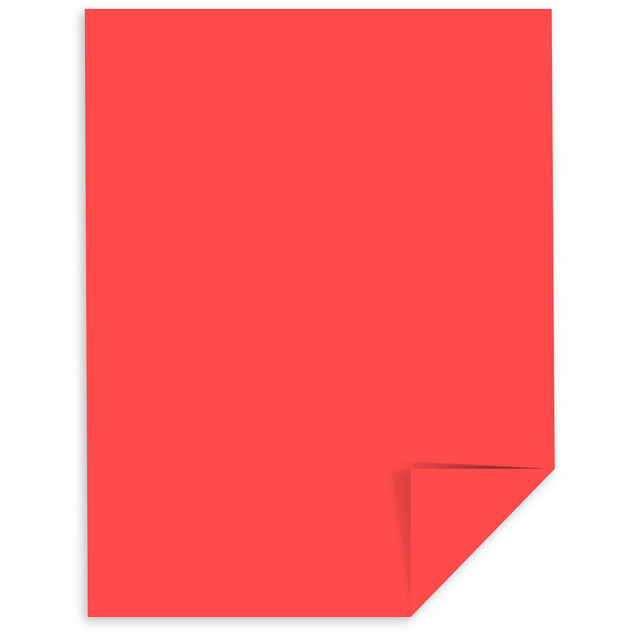 Cardstock, 65lb, Letter Rocket Red, Single, Astrobright