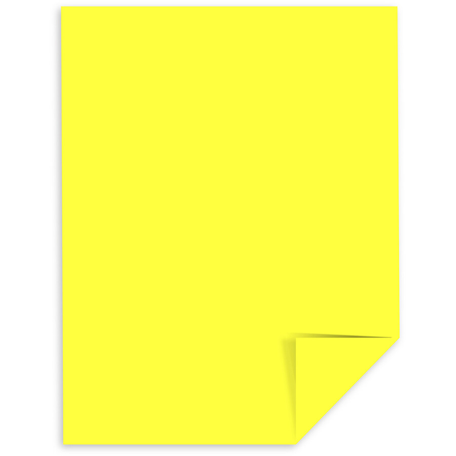 Cardstock, 65lb, Letter Lift Off Lemon, Single, Astrobright