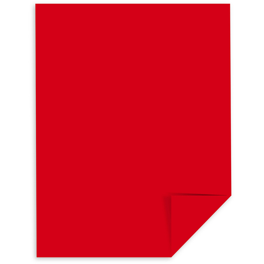 Cardstock, 65lb, Letter Re-Entry Red, Single, Astrobright