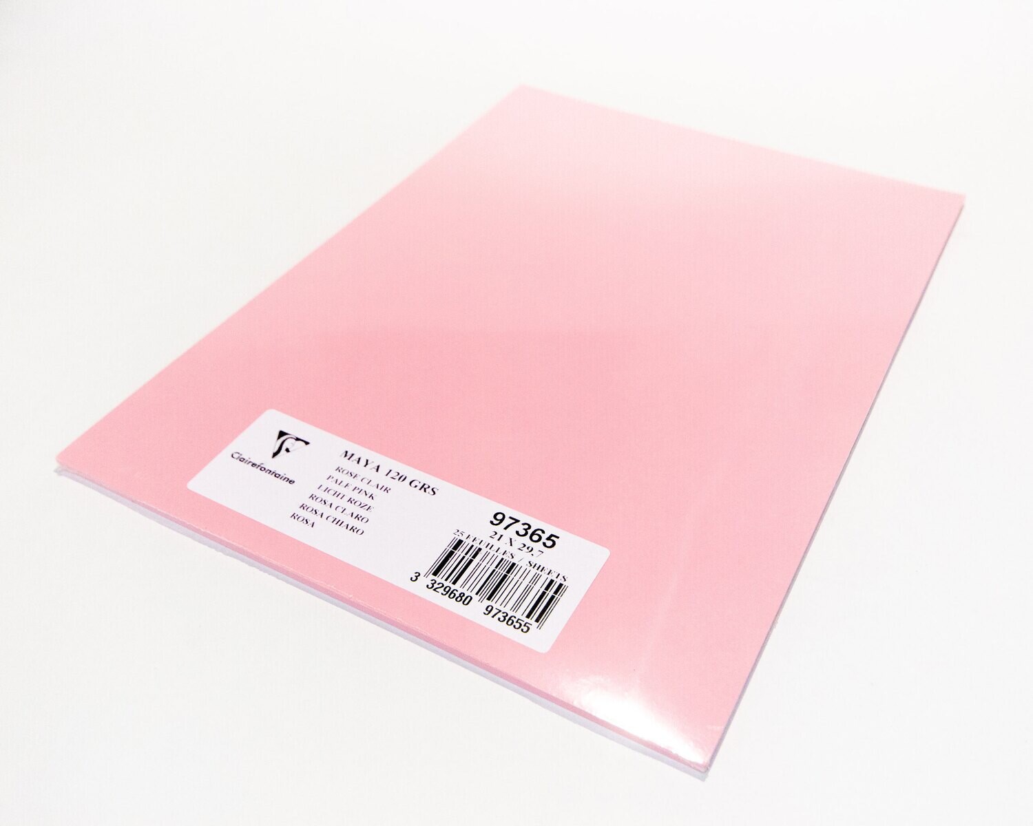 Cardstock, Maya, 54Lb Pale Pink, A4, 25 Pack
