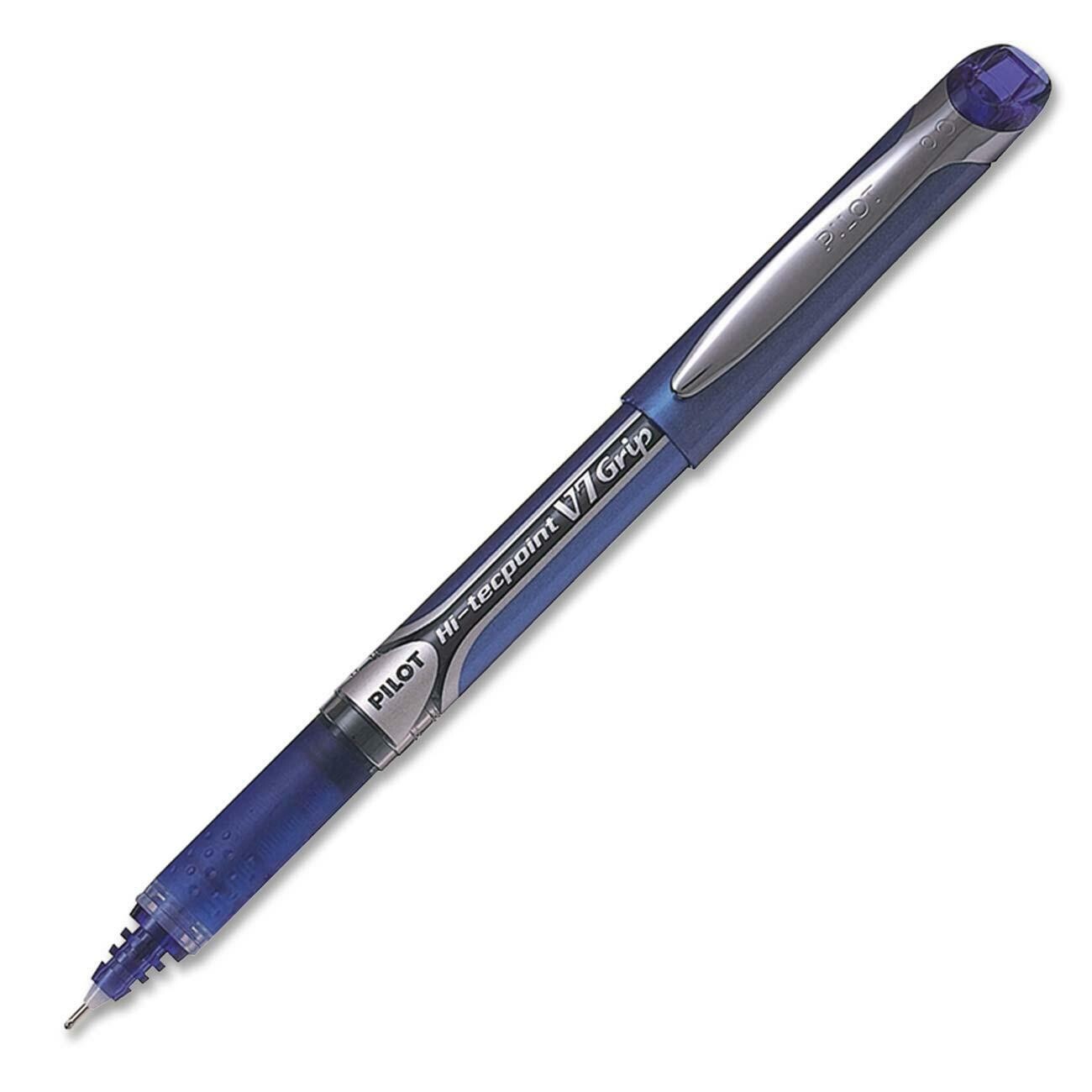 Pen, Needle Point Rollerball, Hi-Tecpoint V7 Blue, Single, 0.7 Mm