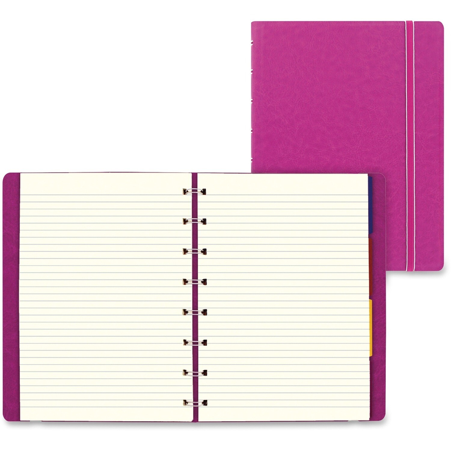 Notebook, Lined, A5 Fuchsia, 112 Pages, Filofax
