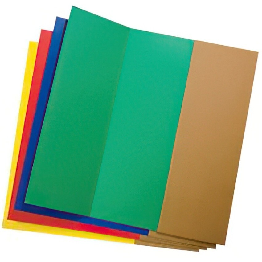 Display Board, Tri-Fold Assorted Colours, 4 Pack, Pacon