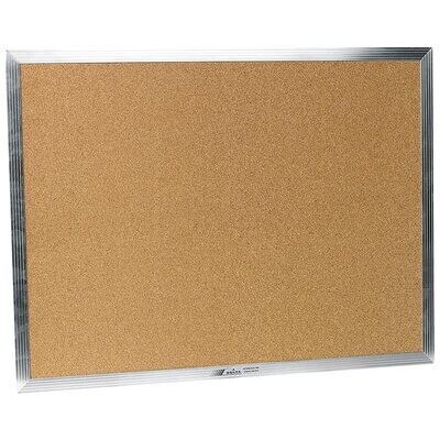Corkboard, 36" x 48" Aluminum Frame, Quartet
