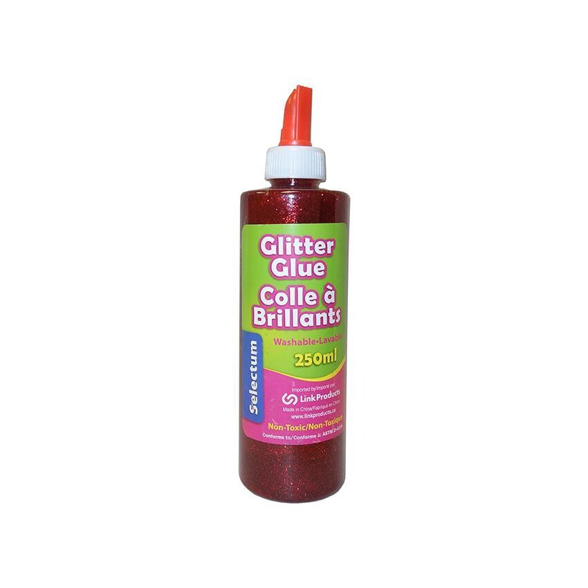 Glue, Premium Glitter Red, 236ml, Basics