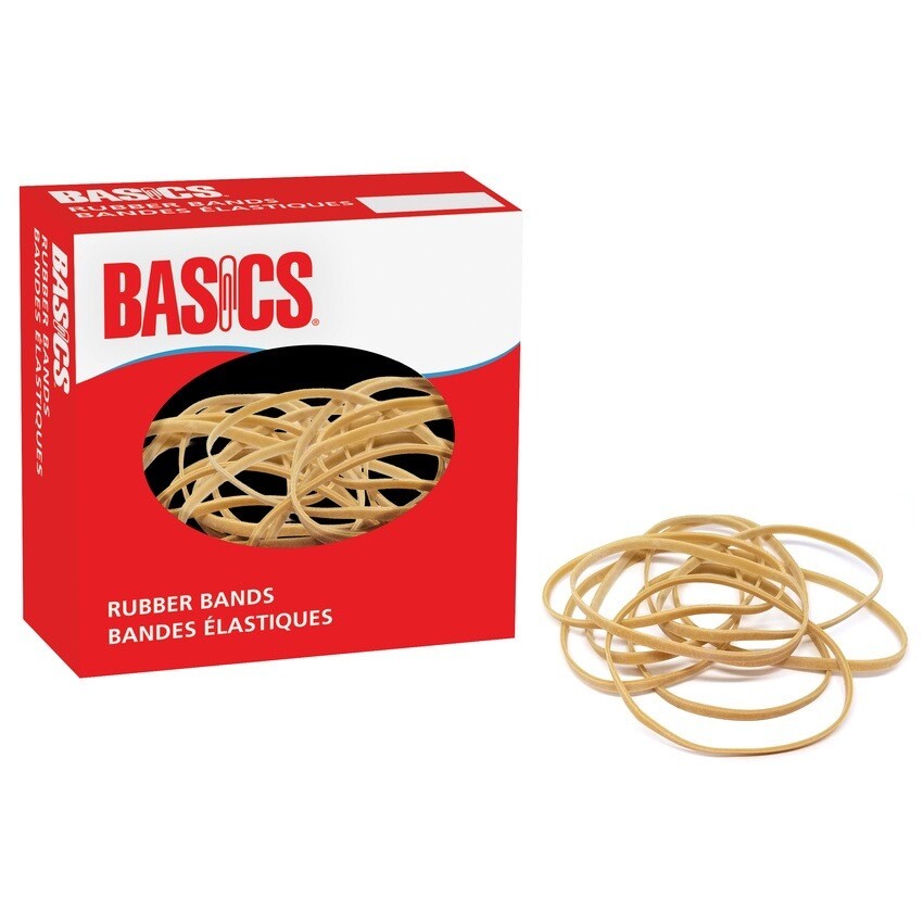 Rubber Bands, #19 1/4 lb, 1/16" x 3.5", Basics