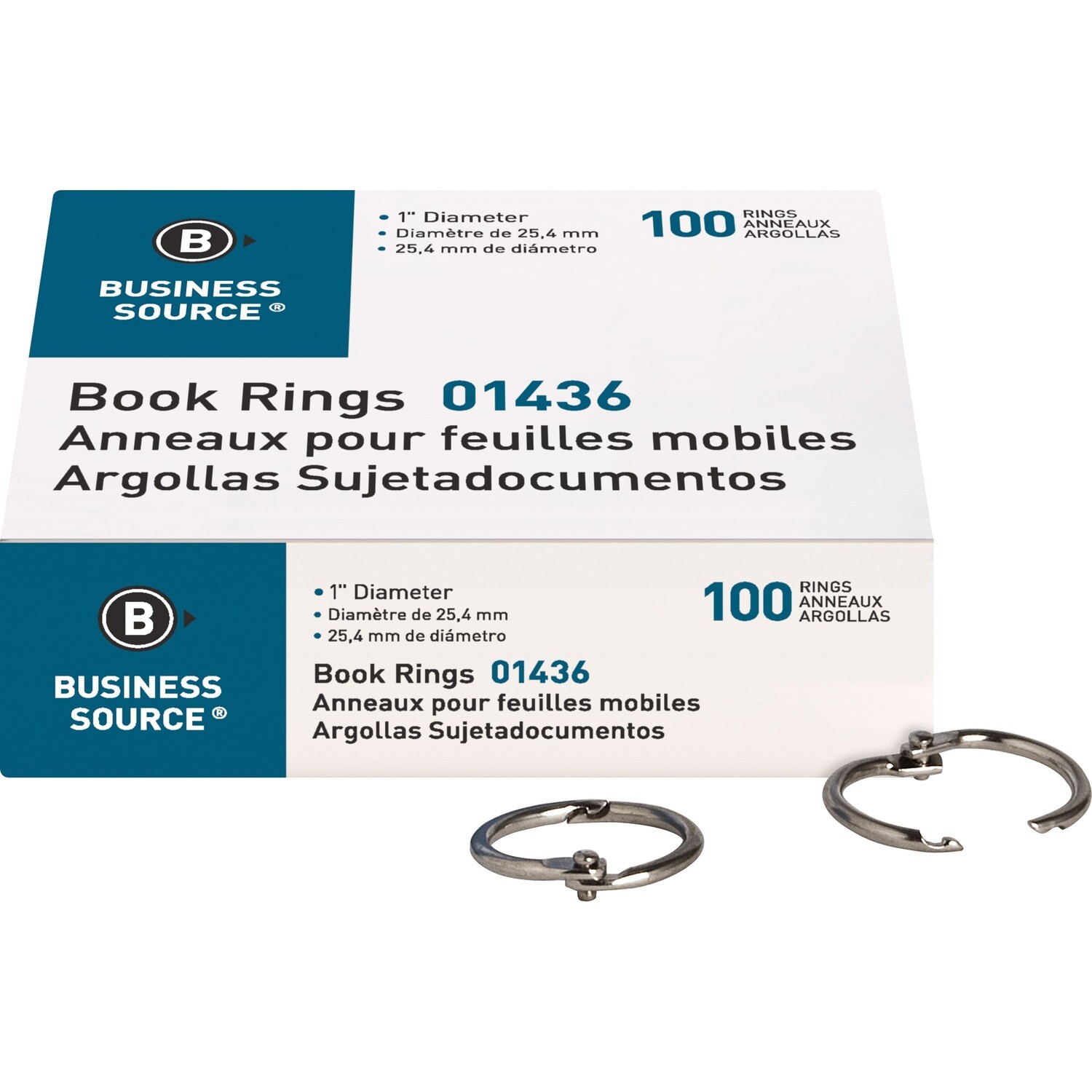 Book Ring, 1" Singles