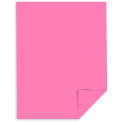 Cardstock, 65lb, Letter Pulsar Pink, Single, Astrobright