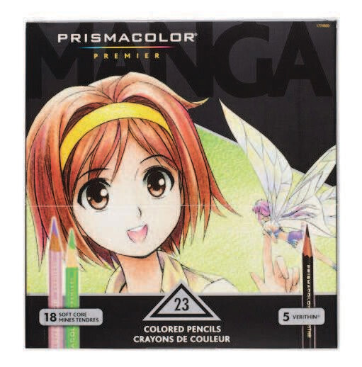 Pencils, Coloured 23 Set, Manga Premier, Prismacolour