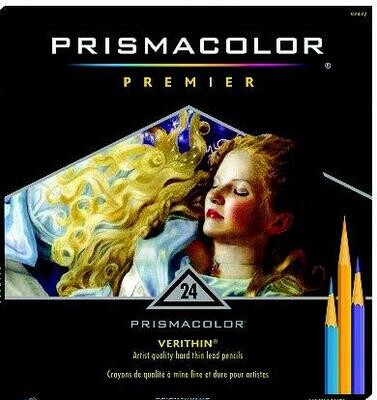 Pencils, Coloured 24 Set, Verithin, Prismacolour