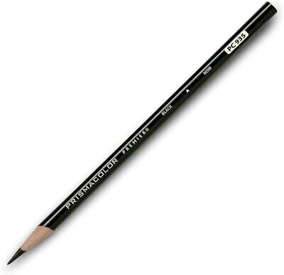 Pencil, Coloured Black, Single, Premier, Prismacolour