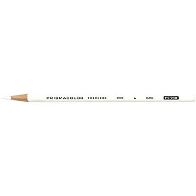 Pencil, Coloured White, Single, Premier, Prismacolour