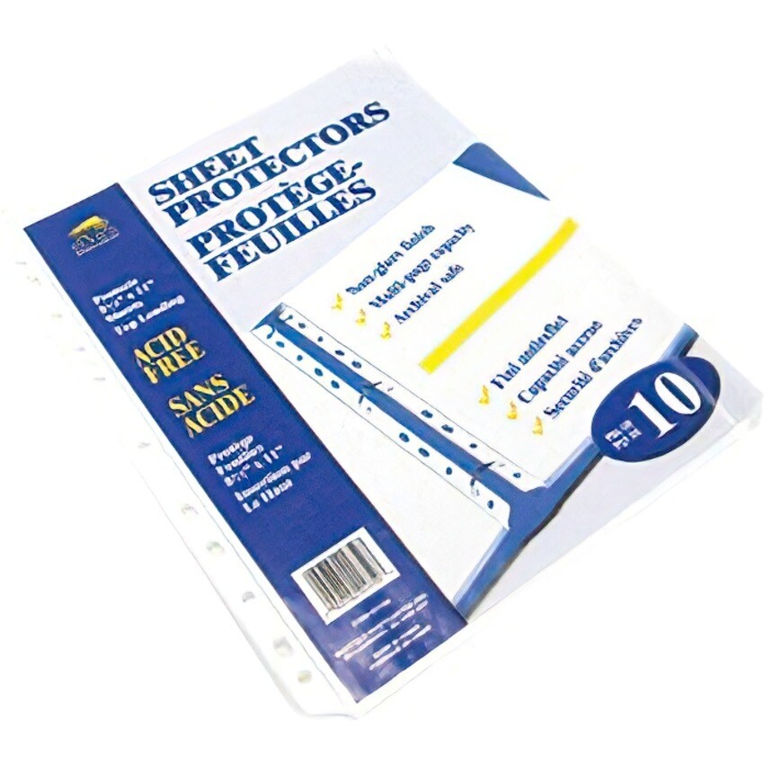 Page Protector, Letter 10 Pack, Non-Glare, Archival Safe