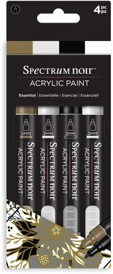 Marker, Acrylic Paint Assorted Colours Essential, 4 Pack