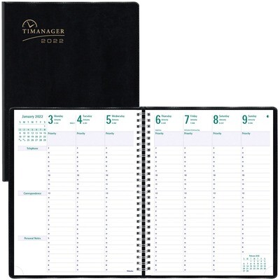 Planner, Weekly 12 Month, Timanager