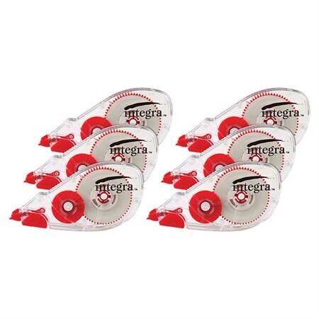 Correction Tape, Value Pack, Integra 5 mm x 12 m, 6 Pack