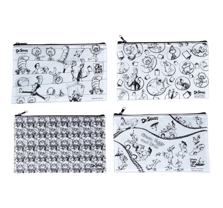 Pencil Pouch Dr. Seuss, Assorted Patterns