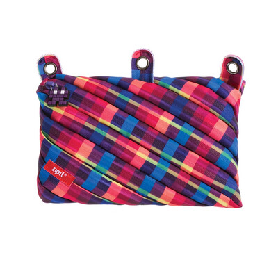 Pencil Pouch, 3 Ring Pixel Assorted Colours