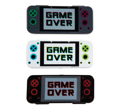 Pencil Case "Game Over", Assorted Colours