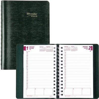 Planner Plus Daily Tw 8X5 Green