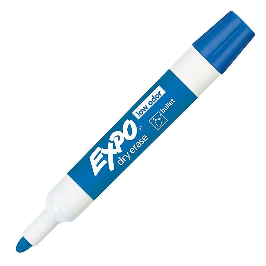 Marker Dry Erase 82003 Blue Expo Bullet Tip