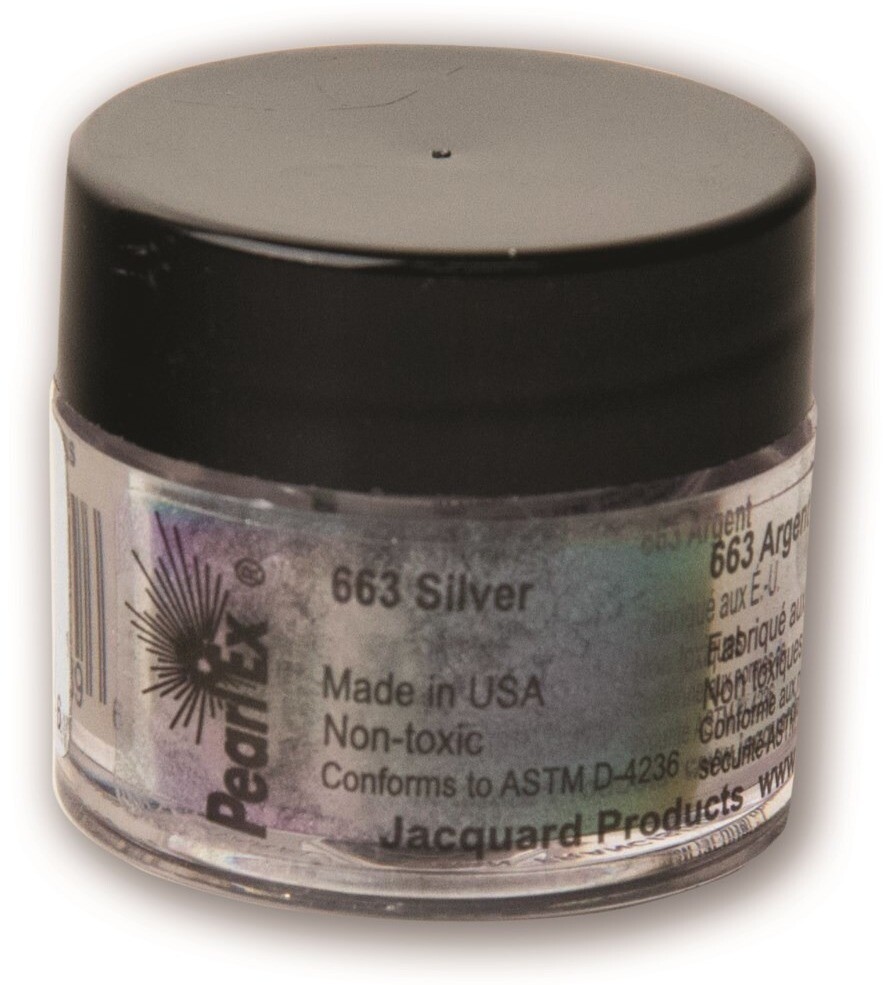 Pigment Powdered 3G Silver Pearl Ex