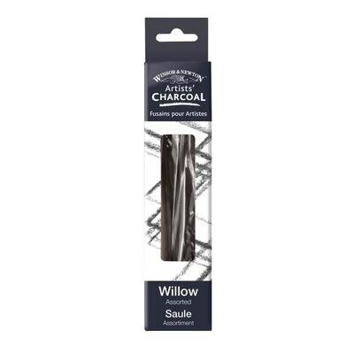 Charcoal, Willow 12 Pack, Assorted Sticks