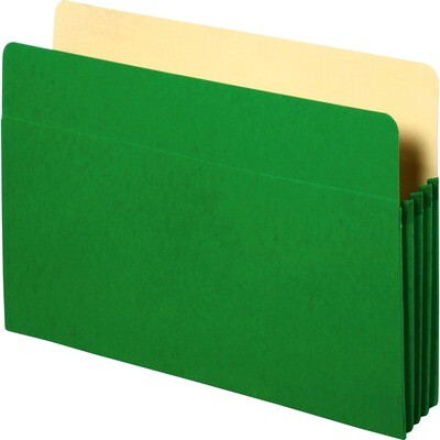 File Holder Letter, Green, Expanding File, Business Source