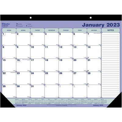 Calendar, Monthly, Desk Pad 21-1/4" x 16"