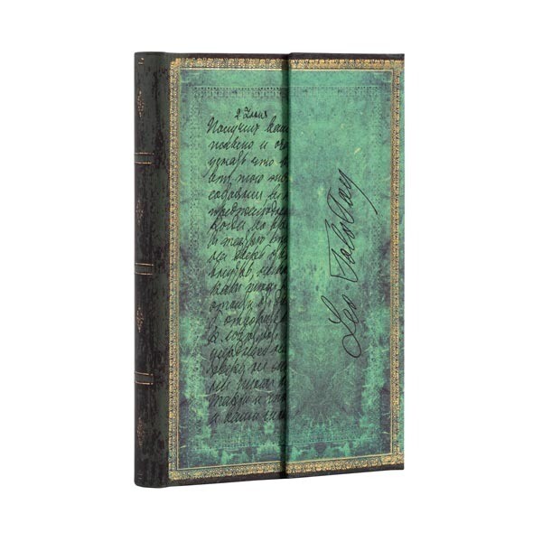 Journal, Lined, Mini Hardcover Tolstoy Letter of Peace - Embellished Manuscripts