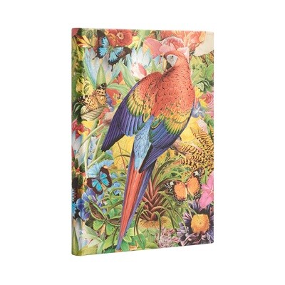 Journal, Lined, Midi Hardcover Tropical Garden