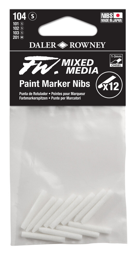 Refill, Paint Marker Nib 1-3 mm Chisel, 12 Pack