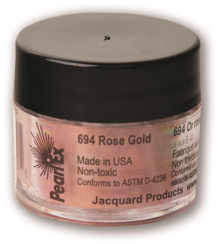 Pigment Powdered, Pearl Ex Rose Gold, 3G
