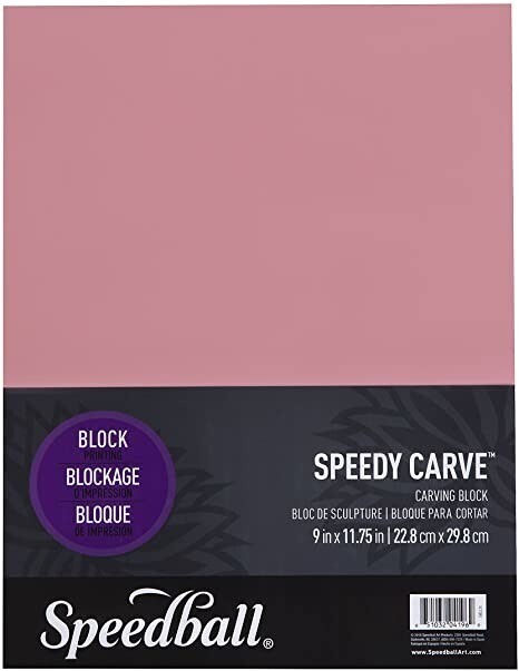 Lino, Speedy Carve 9" x 11.75", Pink, Speedball