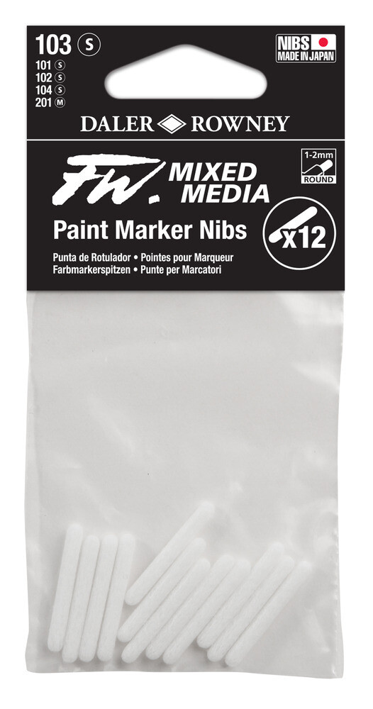 Refill, Paint Marker Nib 1-2 mm Round, 12 Pack